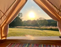 Bell-Tent-Top-Farm-Norfolk-Sunset